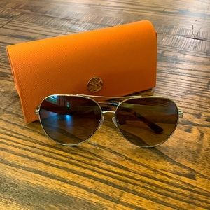 Tory Burch Aviator Sunglasses - EUC